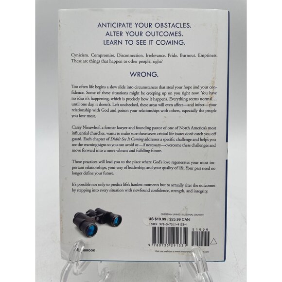 Didnt See It Coming Book By Carey Nieuwhof Hardcover - Picture 2 of 2